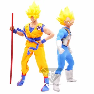 1:6 Anime : Dragon Ball Z - Son Goku / Vegeta Super Saiyan Male Custom Figure Set