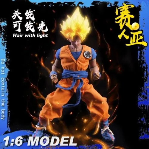 1:6 Anime : Dragon Ball Z - Son Goku / Vegeta Super Saiyan Male Custom Figure Set