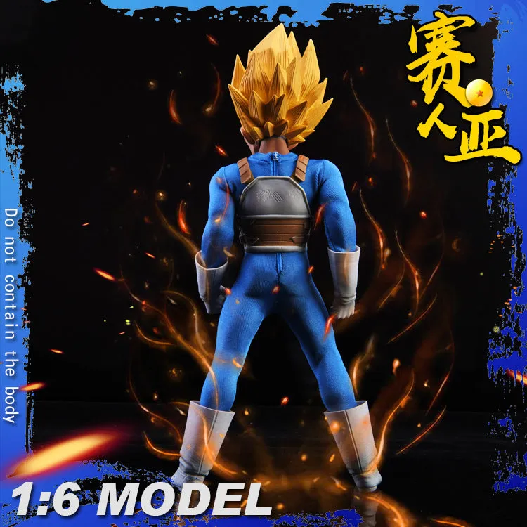 1:6 Anime : Dragon Ball Z - Son Goku / Vegeta Super Saiyan Male Custom Figure Set