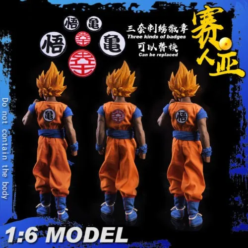 1:6 Anime : Dragon Ball Z - Son Goku / Vegeta Super Saiyan Male Custom Figure Set