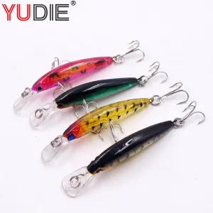 1pcs 8cm 4g Professional Minnow Hard Lure For Sea Carp Fly Fishing Spinner Bait Accessories Hooks Tool Wobblers Fish Sport lures