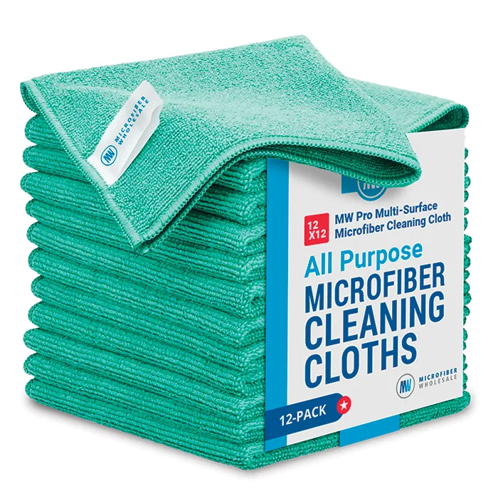 48 Pack of 12”x12” MW Pro Multi-Surface Microfiber Cleaning Cloth