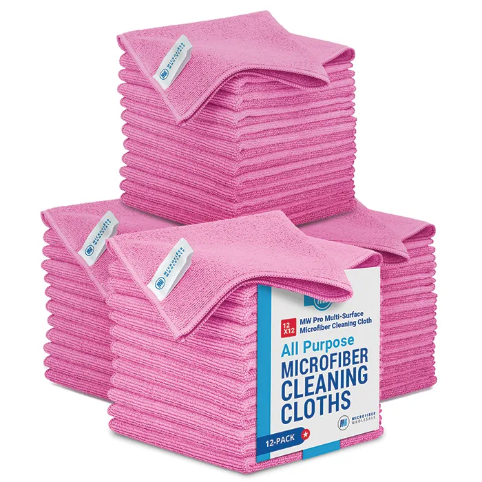 48 Pack of 12”x12” MW Pro Multi-Surface Microfiber Cleaning Cloth