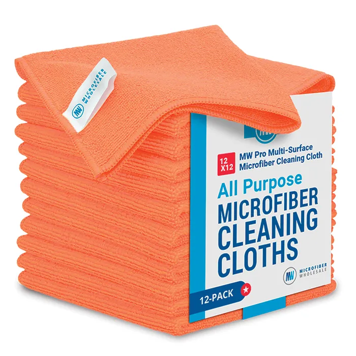 48 Pack of 12”x12” MW Pro Multi-Surface Microfiber Cleaning Cloth