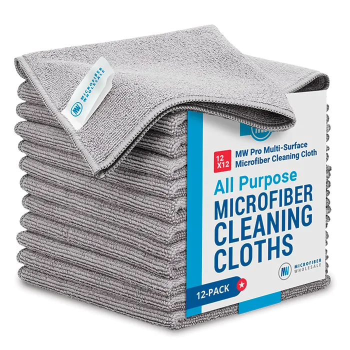 48 Pack of 12”x12” MW Pro Multi-Surface Microfiber Cleaning Cloth