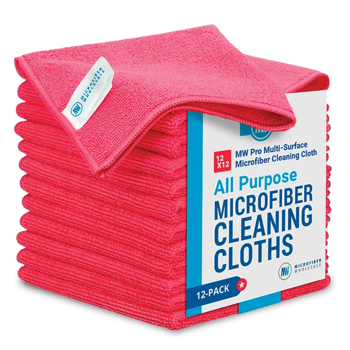 48 Pack of 12”x12” MW Pro Multi-Surface Microfiber Cleaning Cloth