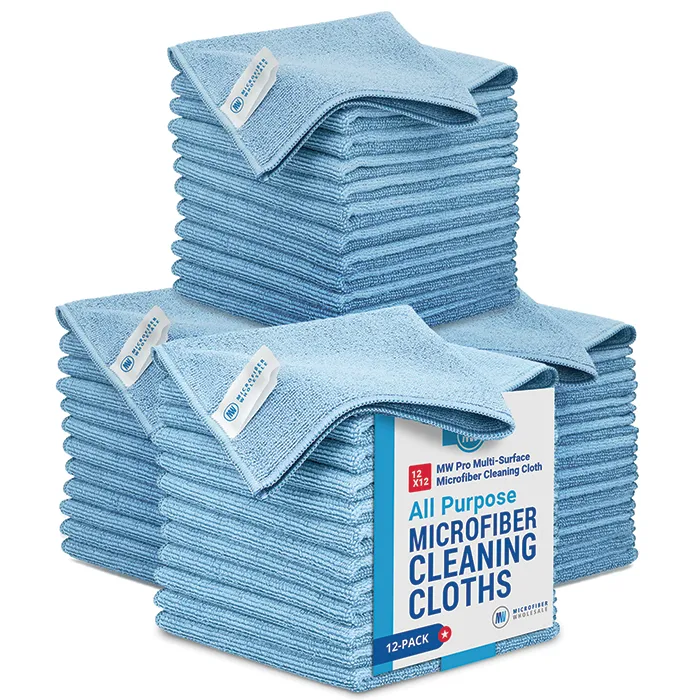 48 Pack of 12”x12” MW Pro Multi-Surface Microfiber Cleaning Cloth