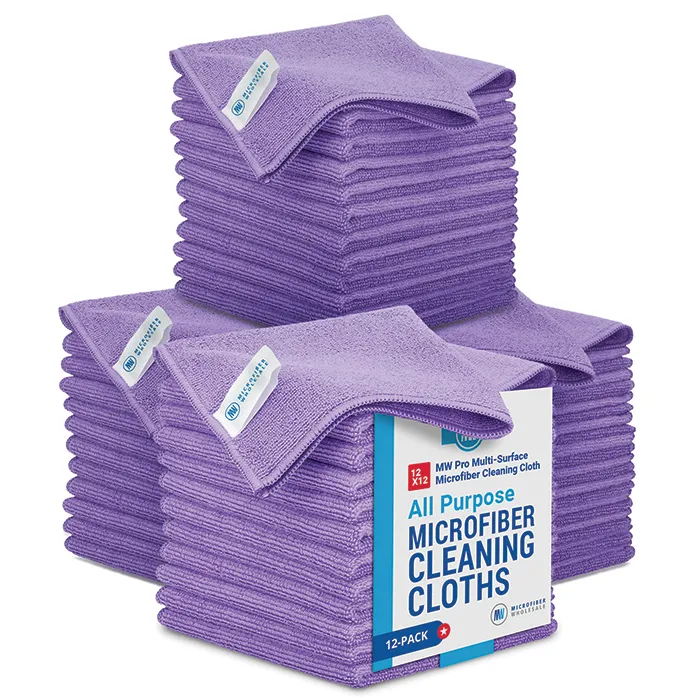 48 Pack of 12”x12” MW Pro Multi-Surface Microfiber Cleaning Cloth