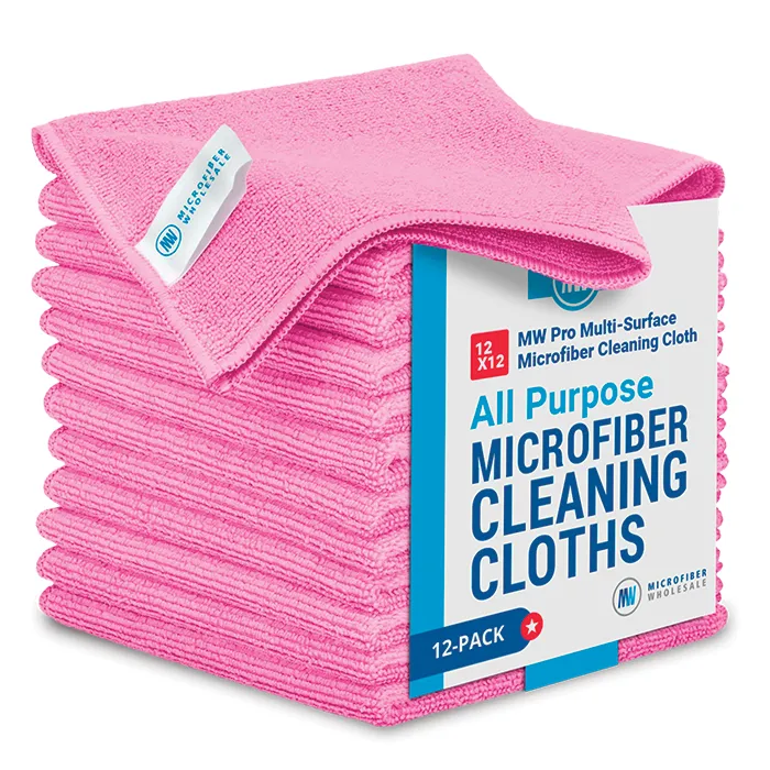 48 Pack of 12”x12” MW Pro Multi-Surface Microfiber Cleaning Cloth