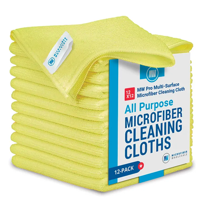 48 Pack of 12”x12” MW Pro Multi-Surface Microfiber Cleaning Cloth