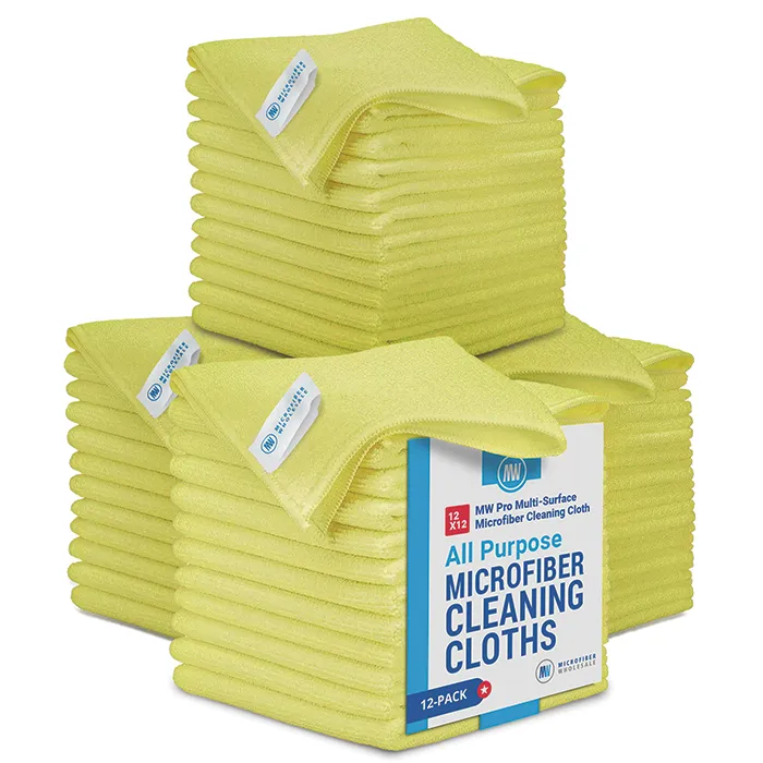 48 Pack of 12”x12” MW Pro Multi-Surface Microfiber Cleaning Cloth