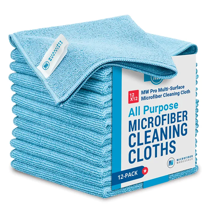 48 Pack of 12”x12” MW Pro Multi-Surface Microfiber Cleaning Cloth