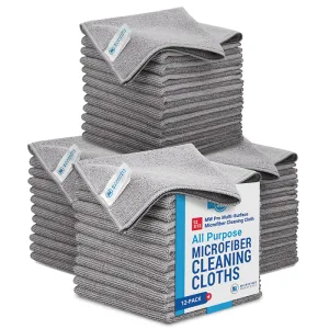 48 Pack of 12”x12” MW Pro Multi-Surface Microfiber Cleaning Cloth