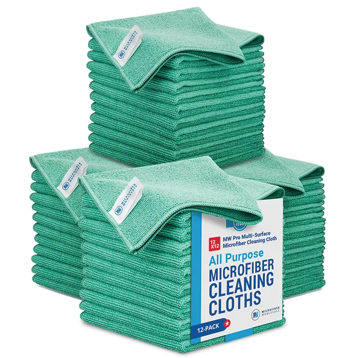 48 Pack of 12”x12” MW Pro Multi-Surface Microfiber Cleaning Cloth