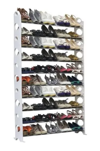 50 30 12 & 6 Pair Free Standing Shoe Tower Rack Organizer, Space Save Shoe Racks