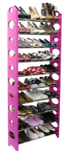 50 30 12 & 6 Pair Free Standing Shoe Tower Rack Organizer, Space Save Shoe Racks