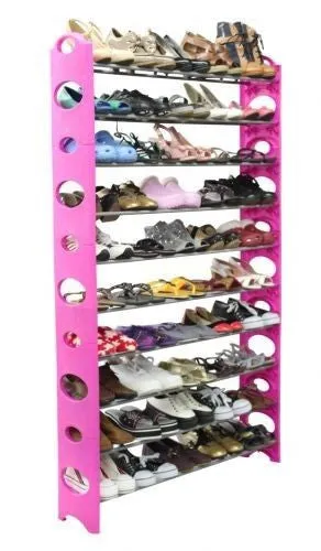 50 30 12 & 6 Pair Free Standing Shoe Tower Rack Organizer, Space Save Shoe Racks