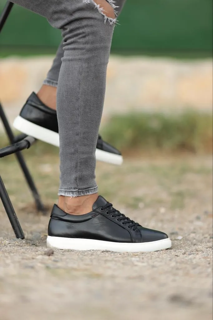 Ace Eva Sole Black Detailed Sneakers