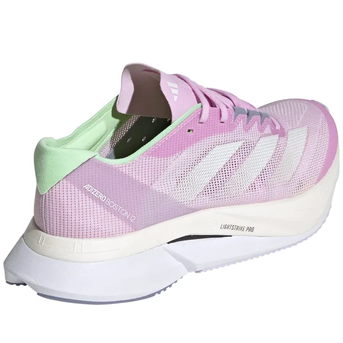 Adidas Adizero Boston 12 Women's Bliss Lilac/Zero Metallic/Semi Green