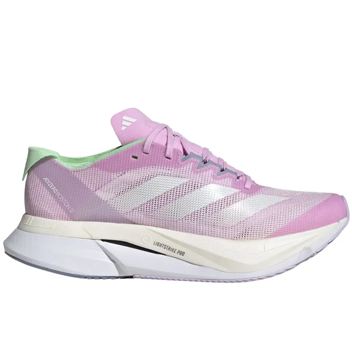 Adidas Adizero Boston 12 Women's Bliss Lilac/Zero Metallic/Semi Green