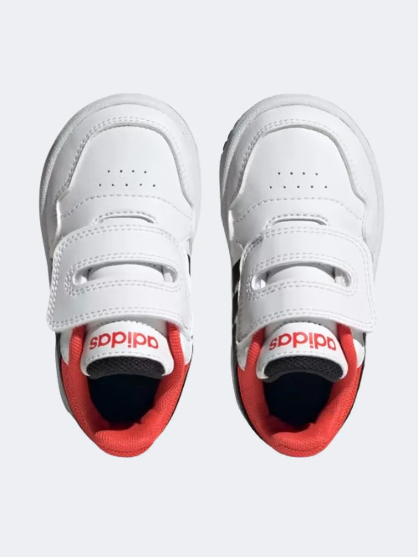 Adidas Hoops 3 Boys Sportswear Shoes White/Black/Red