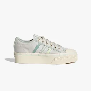 Adidas Originals | NIZZA PLATFORM  { CREAM WHITE / ALMOST LIME