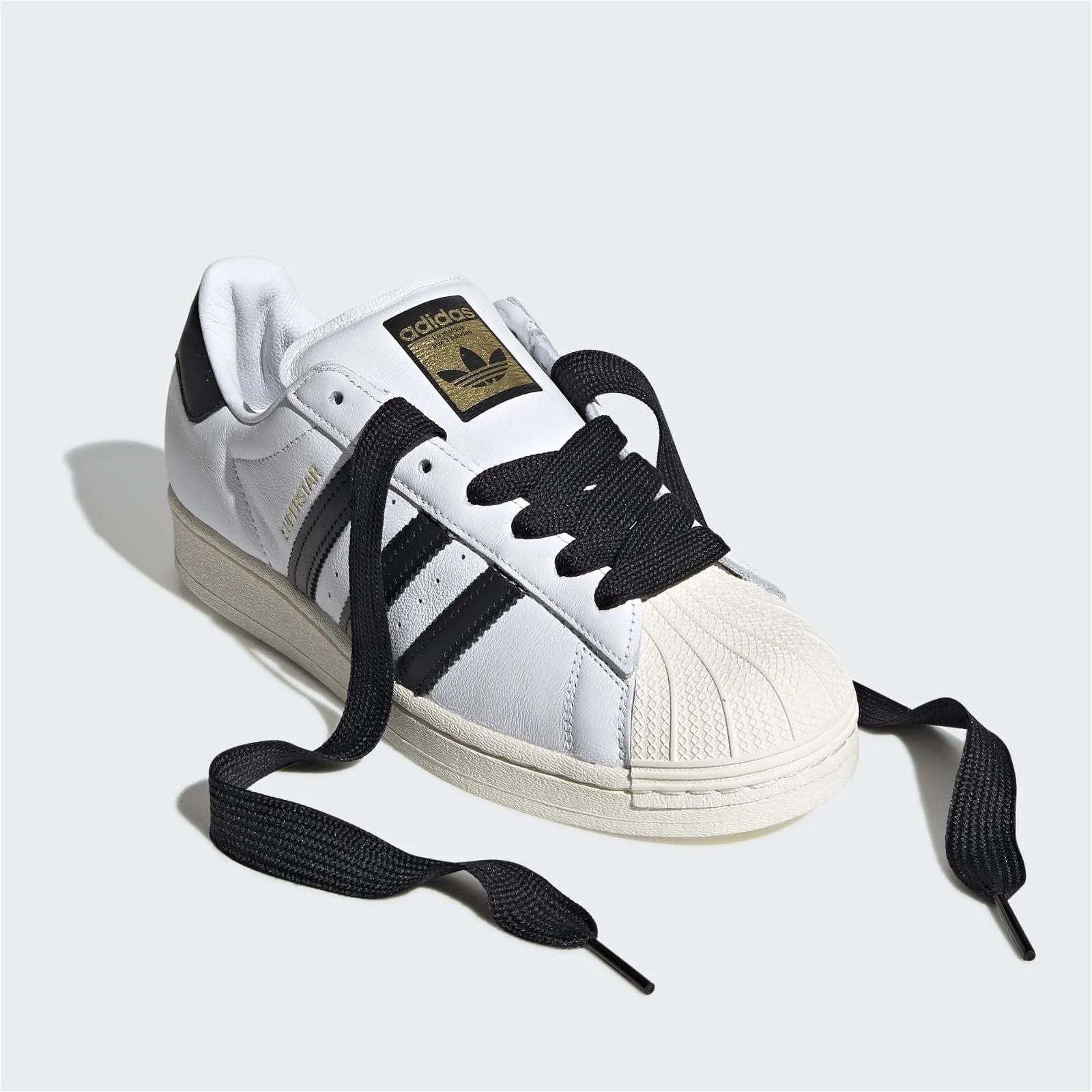 adidas Originals Unisex Superstar Laceless Shoes - White Black