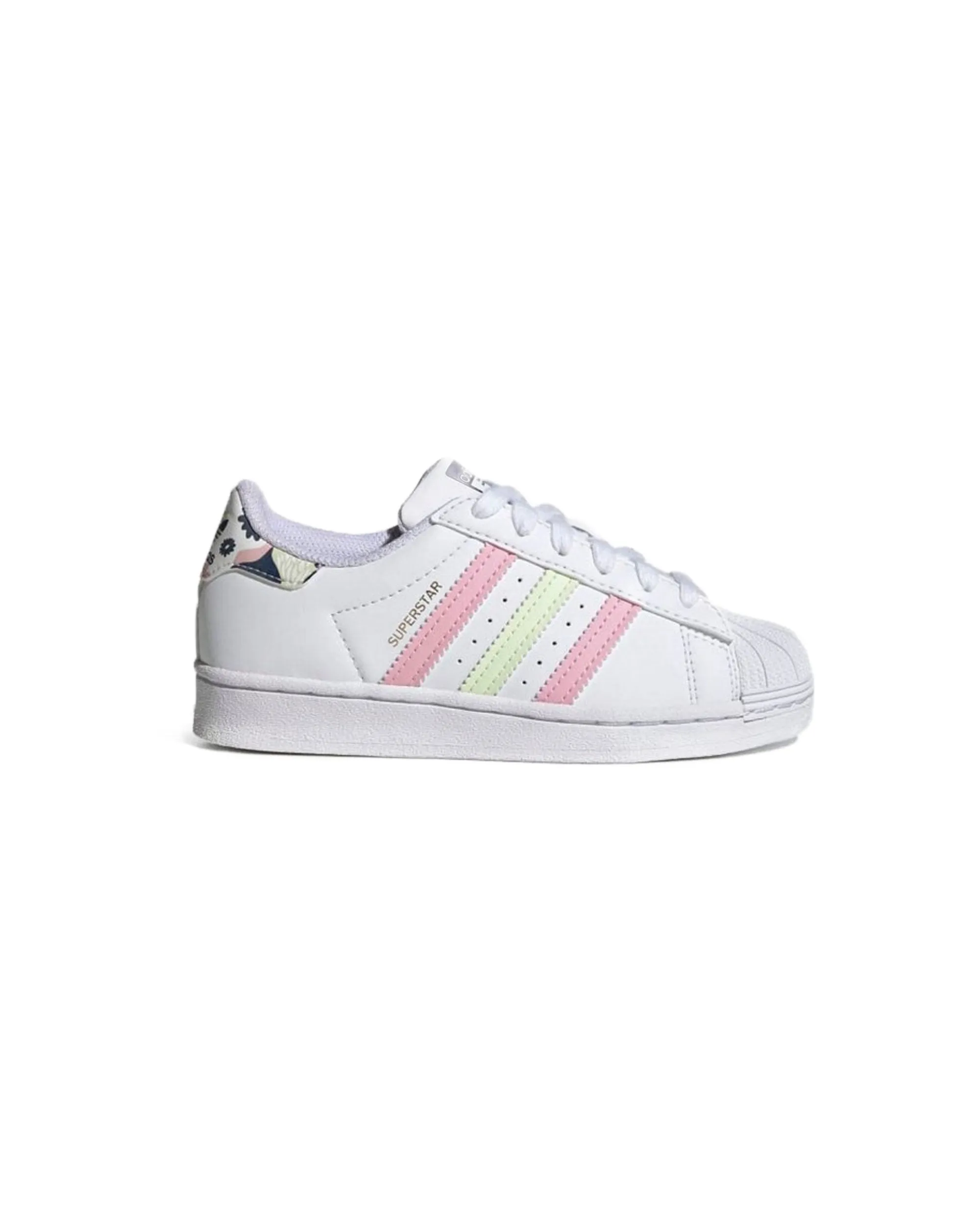 Adidas Superstar C Bianco Rosa