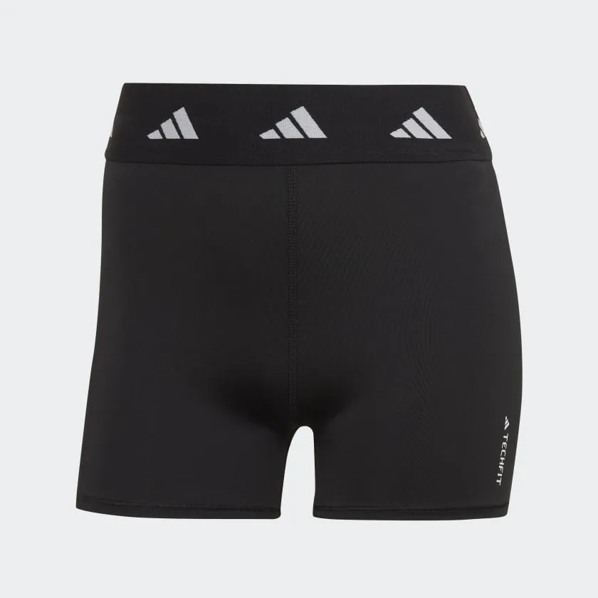 ADIDAS TECHFIT SHORT LEGGINGS - BLACK