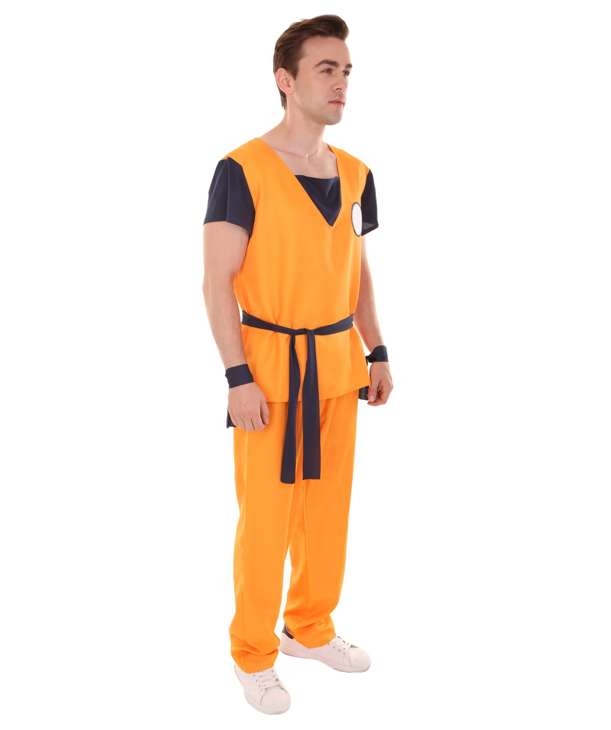 Adult Men's Fighter TV / Movie Costume | Orange Halloween Costume