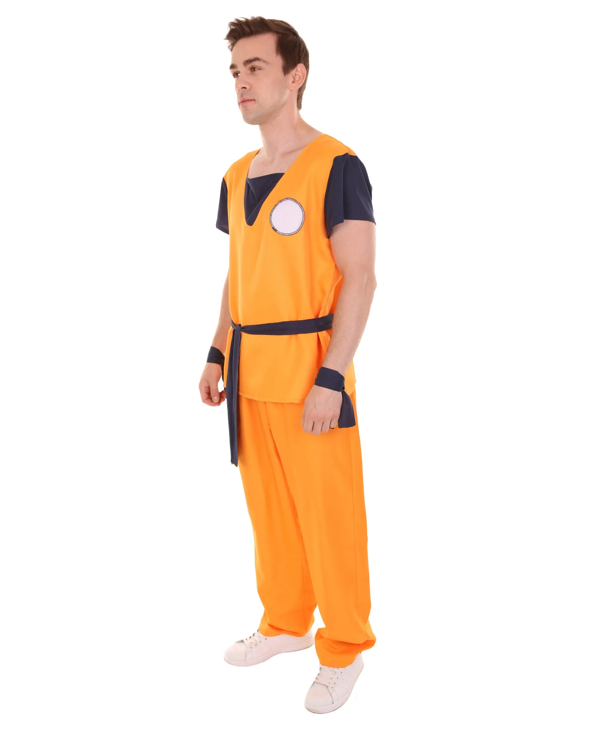 Adult Men's Fighter TV / Movie Costume | Orange Halloween Costume