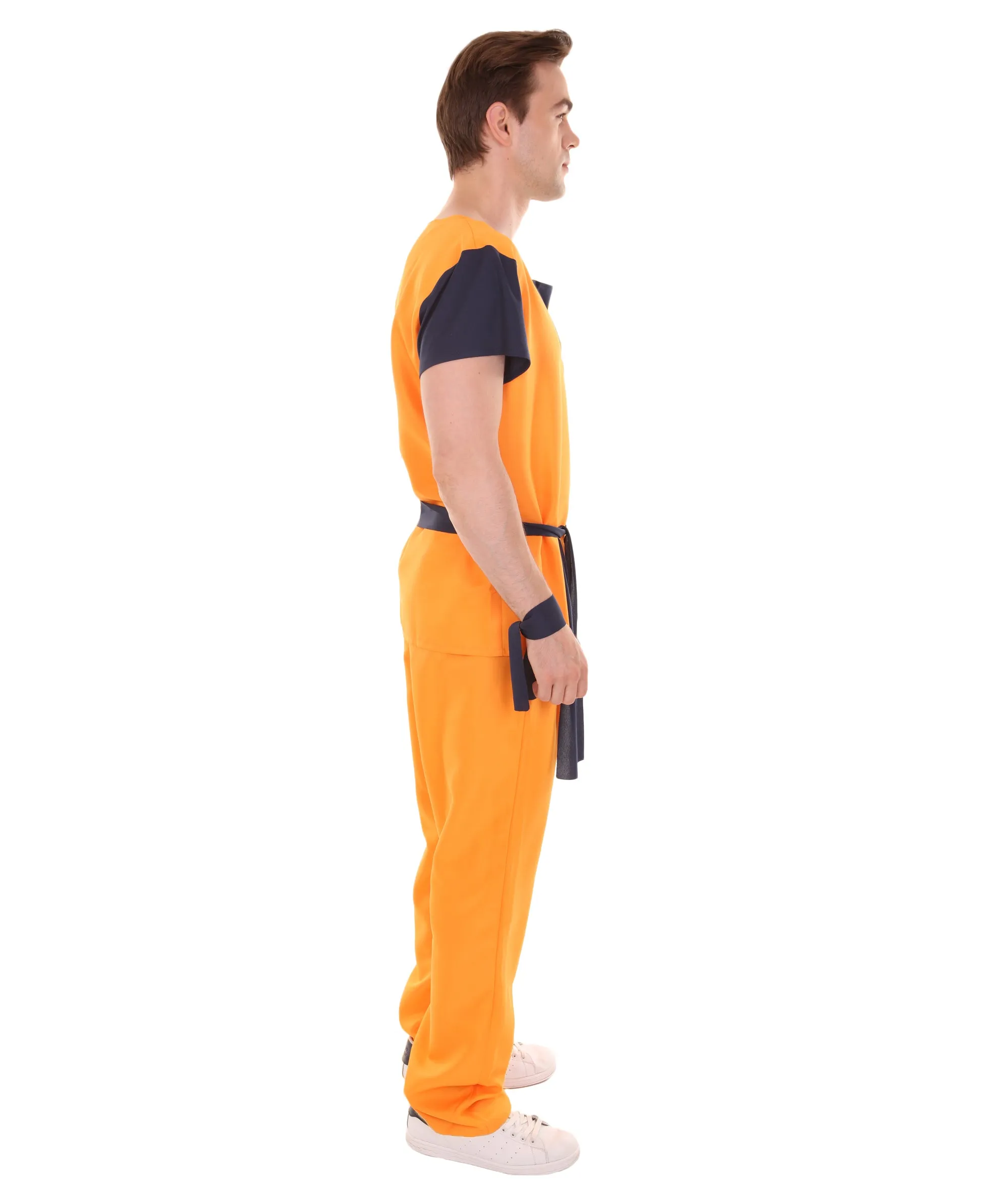 Adult Men's Fighter TV / Movie Costume | Orange Halloween Costume