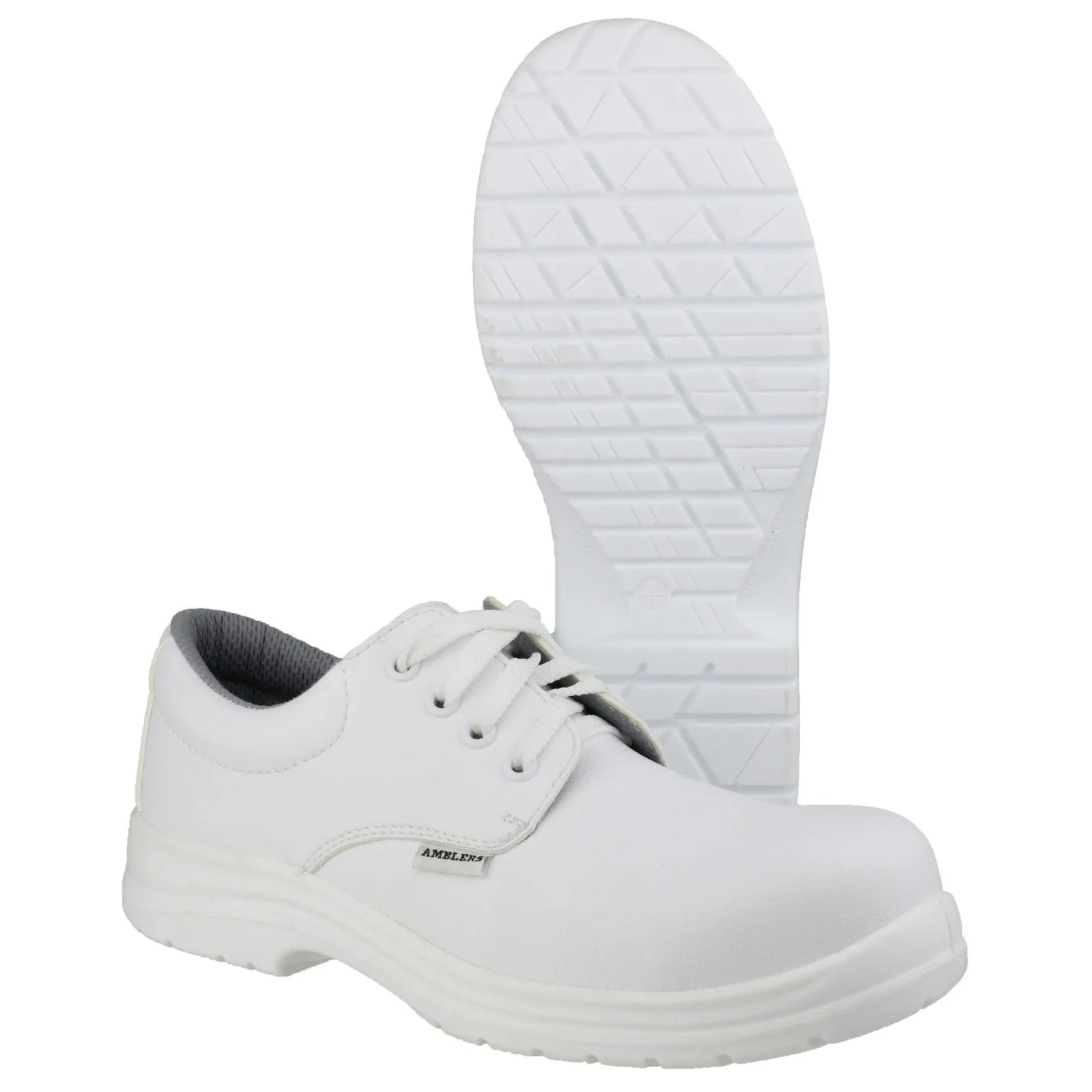 Amblers FS511 White Unisex Safety Shoes