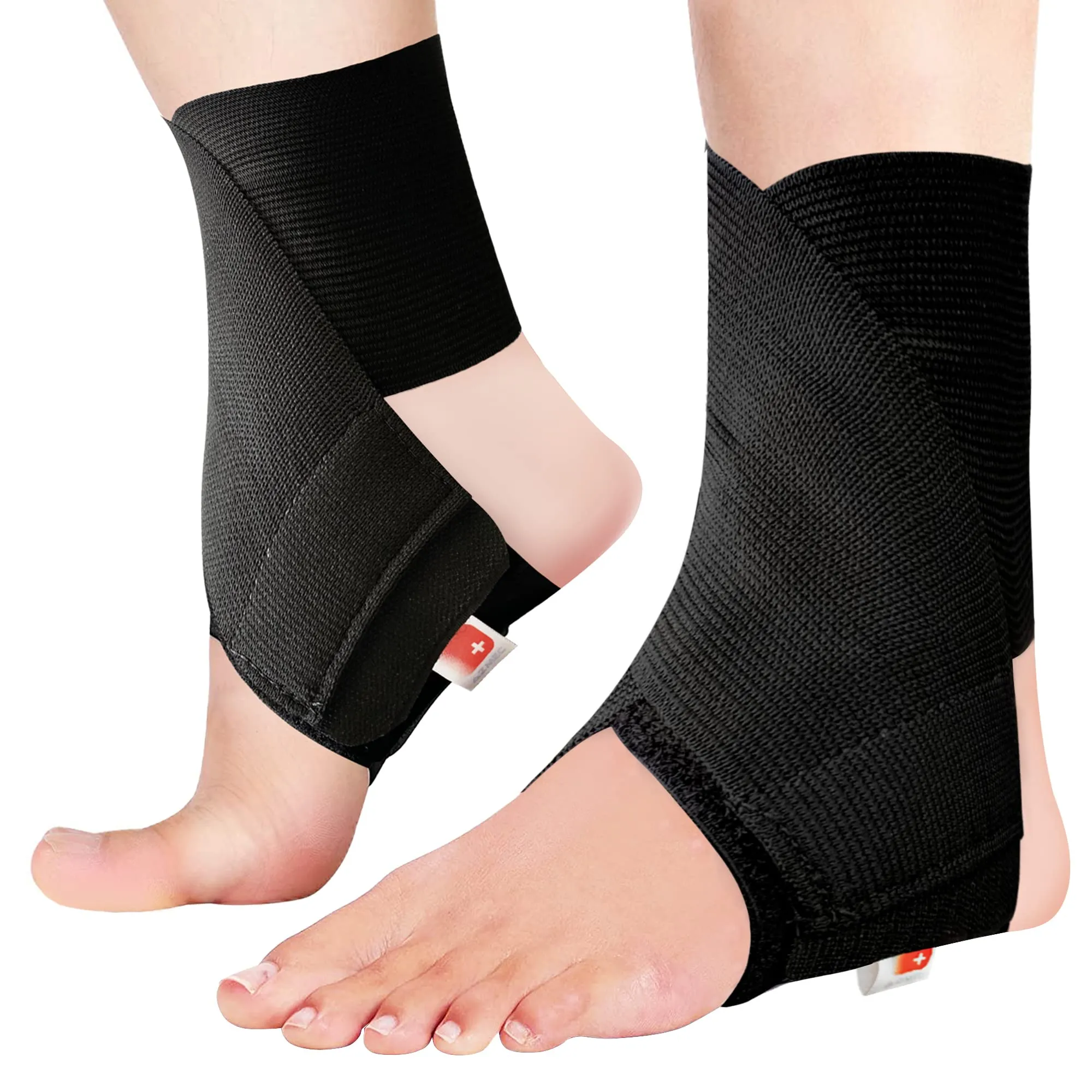 AZMEC Ankle Brace for Sprained Ankle – Adjustable Ankle Wrap for Sprains, Strains, Inflammation, Swelling, Pain, Ankle Braces for Women and Men - (Medium) Medium