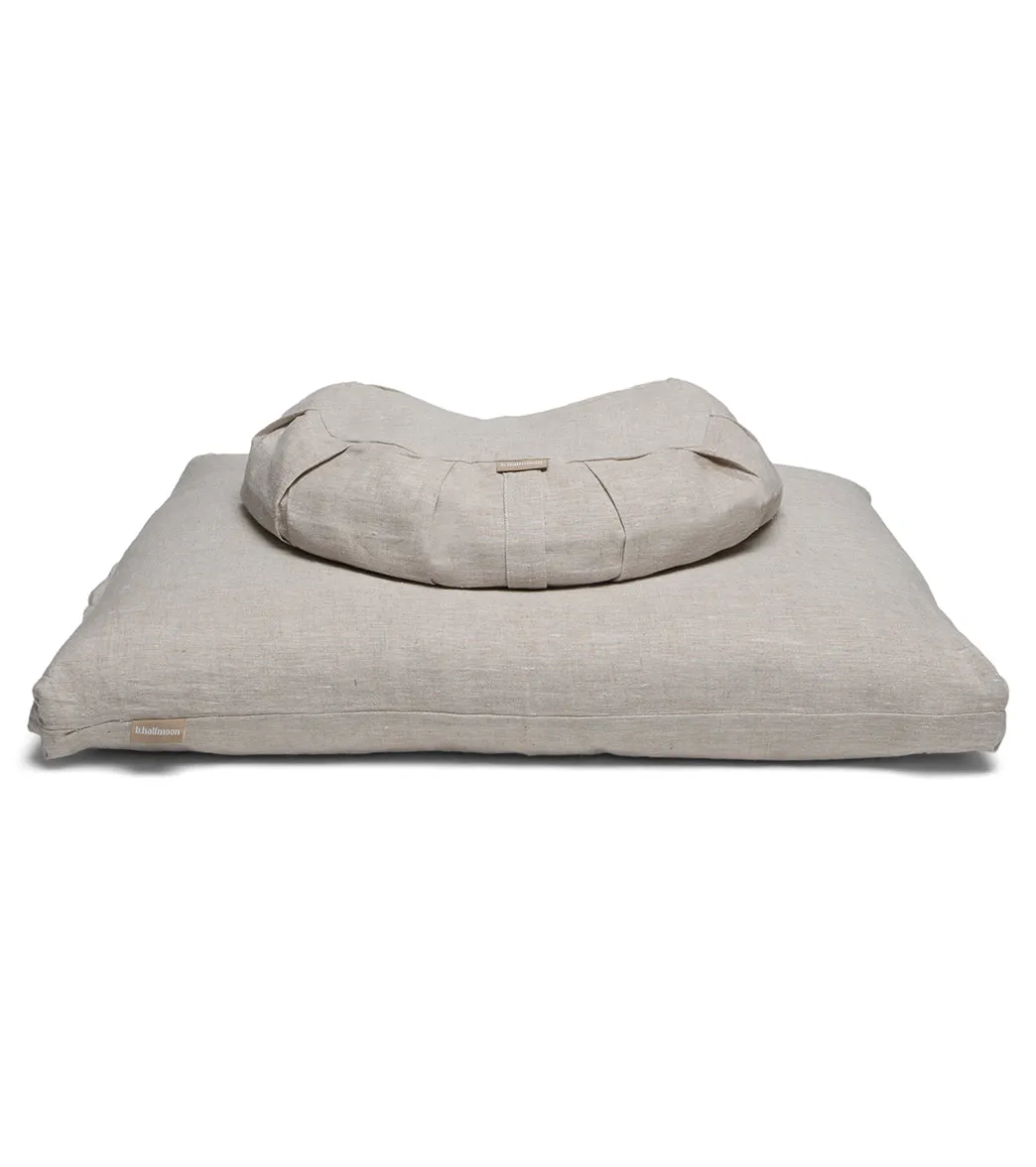 B, Halfmoon Linen Crescent Sit Set