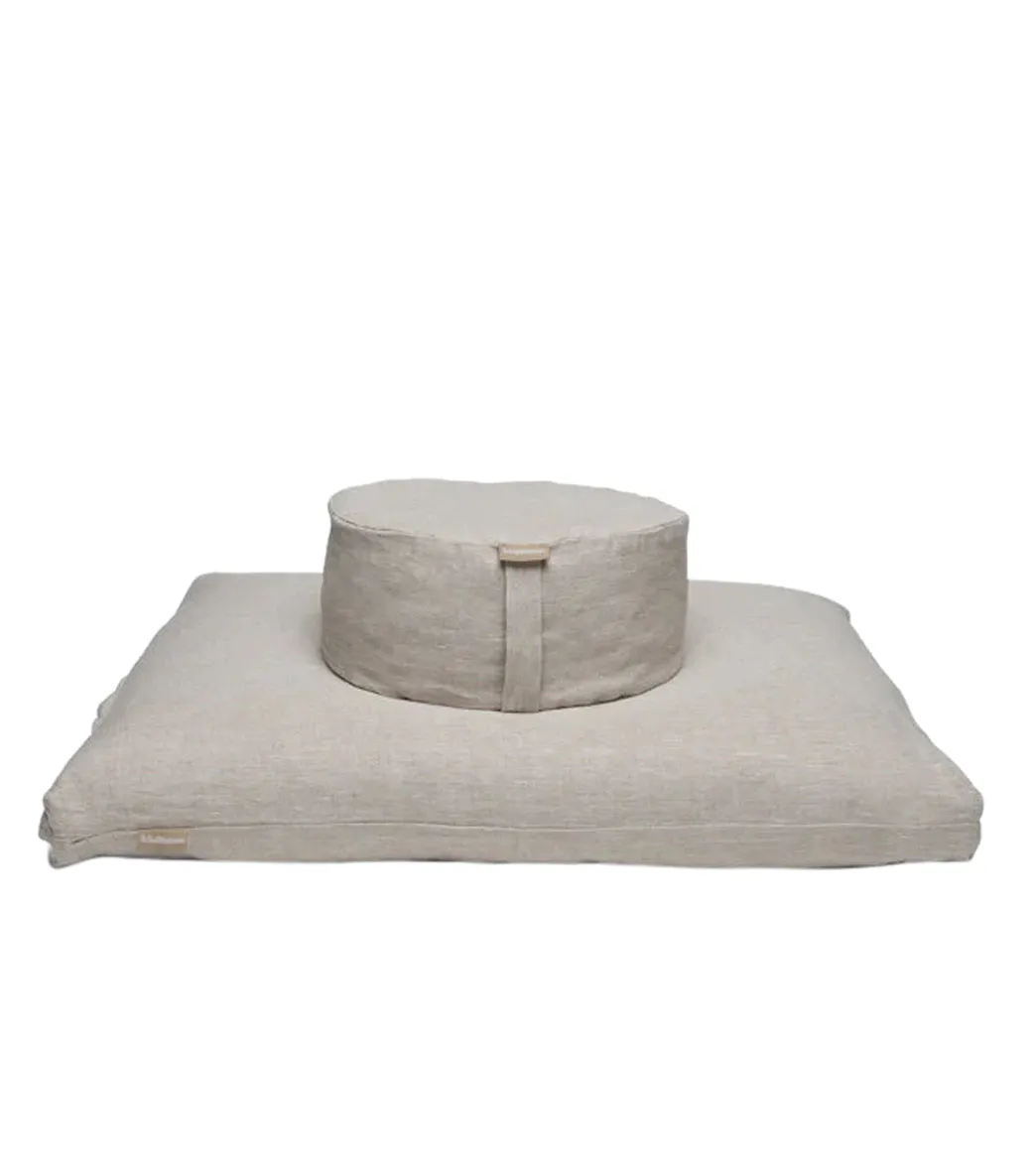 B, Halfmoon Linen Mod Sit Set