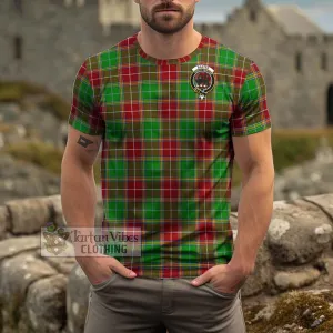 Baxter Modern Tartan Cotton T-Shirt with Family Crest