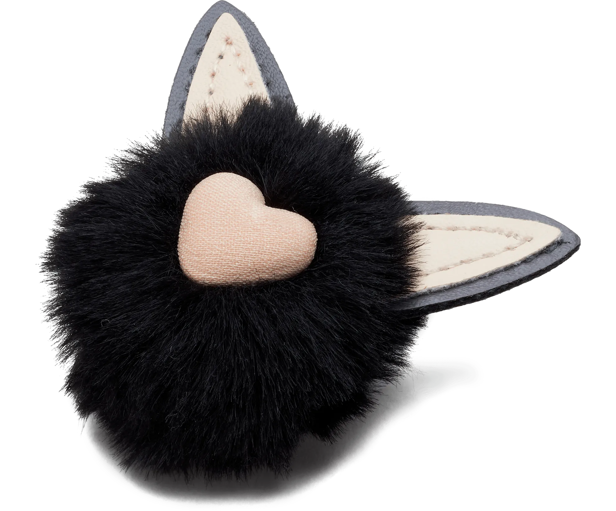 Black Puff Ball Cat