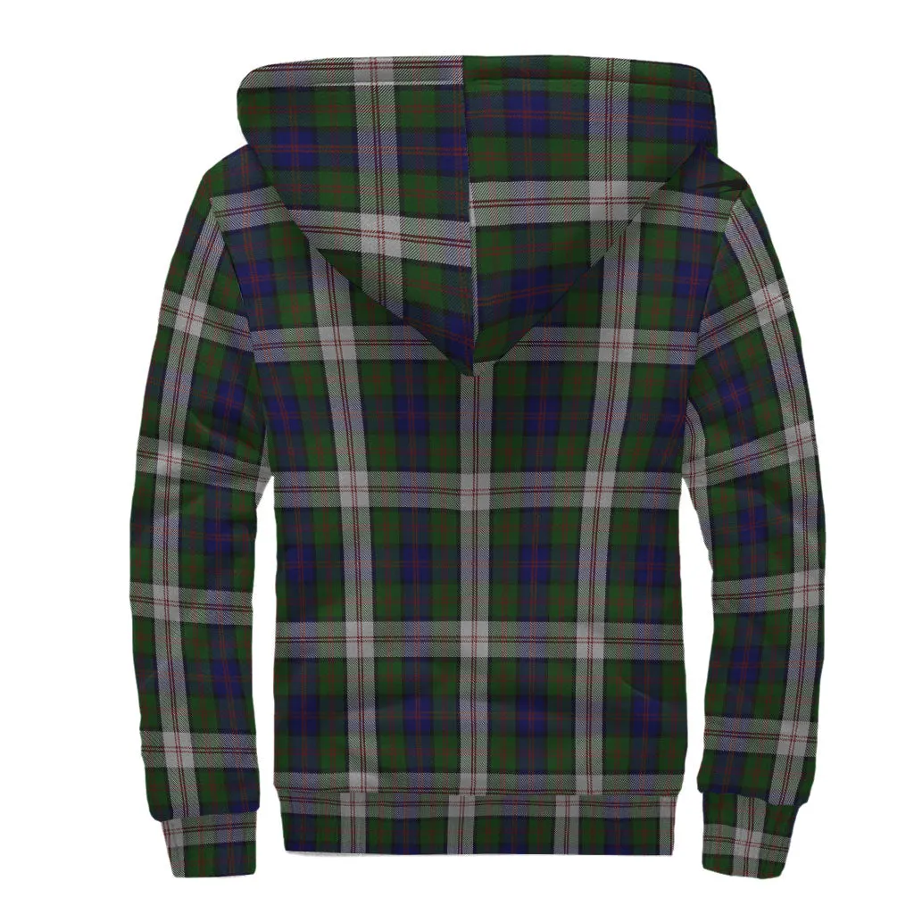 Blair Dress Tartan Sherpa Hoodie with Family Crest