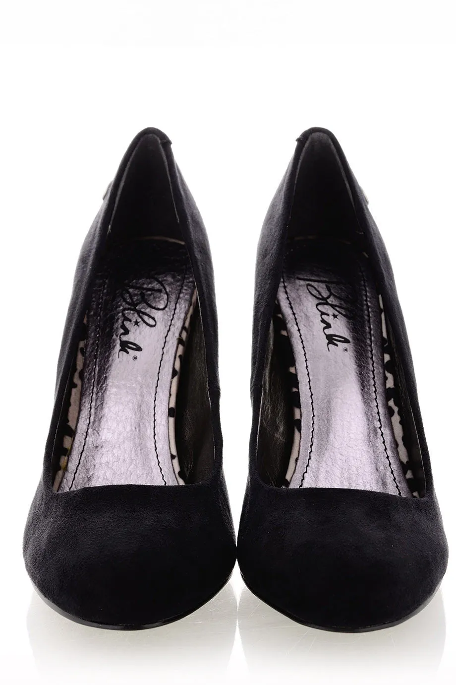 BLINK ALEYSIA Black Suede Pumps