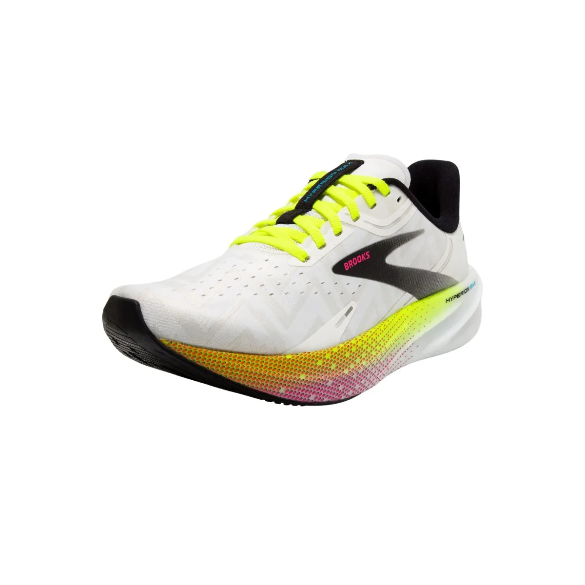 Brook Hyperion Max White Yellow SS24 Shoes