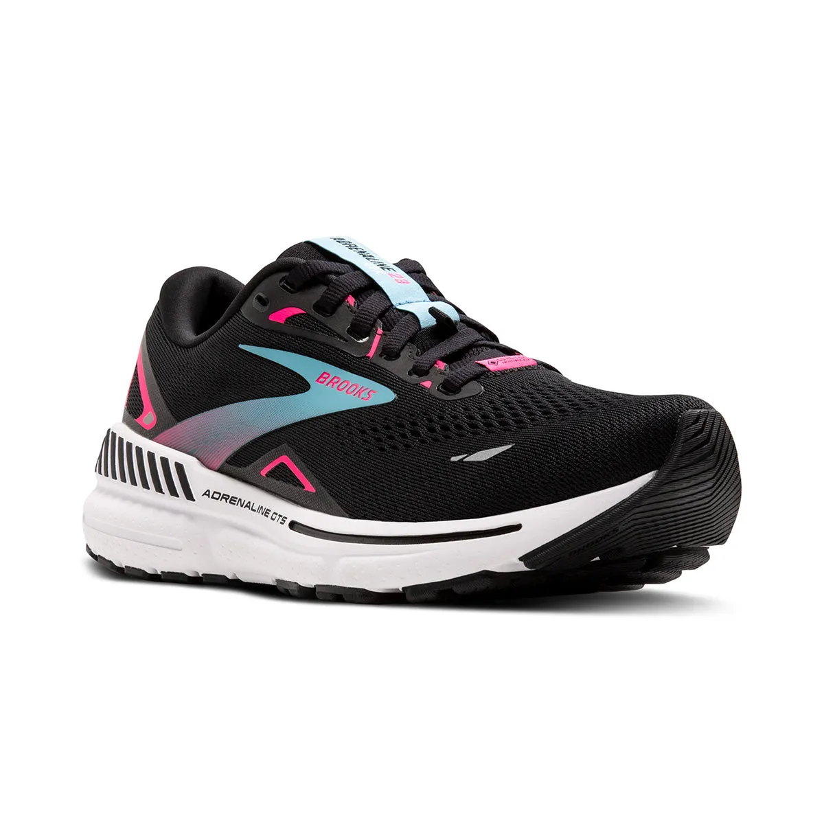 Brooks Adrenaline GTS 23 GTX Womens | Black/knockout Pink/aqua