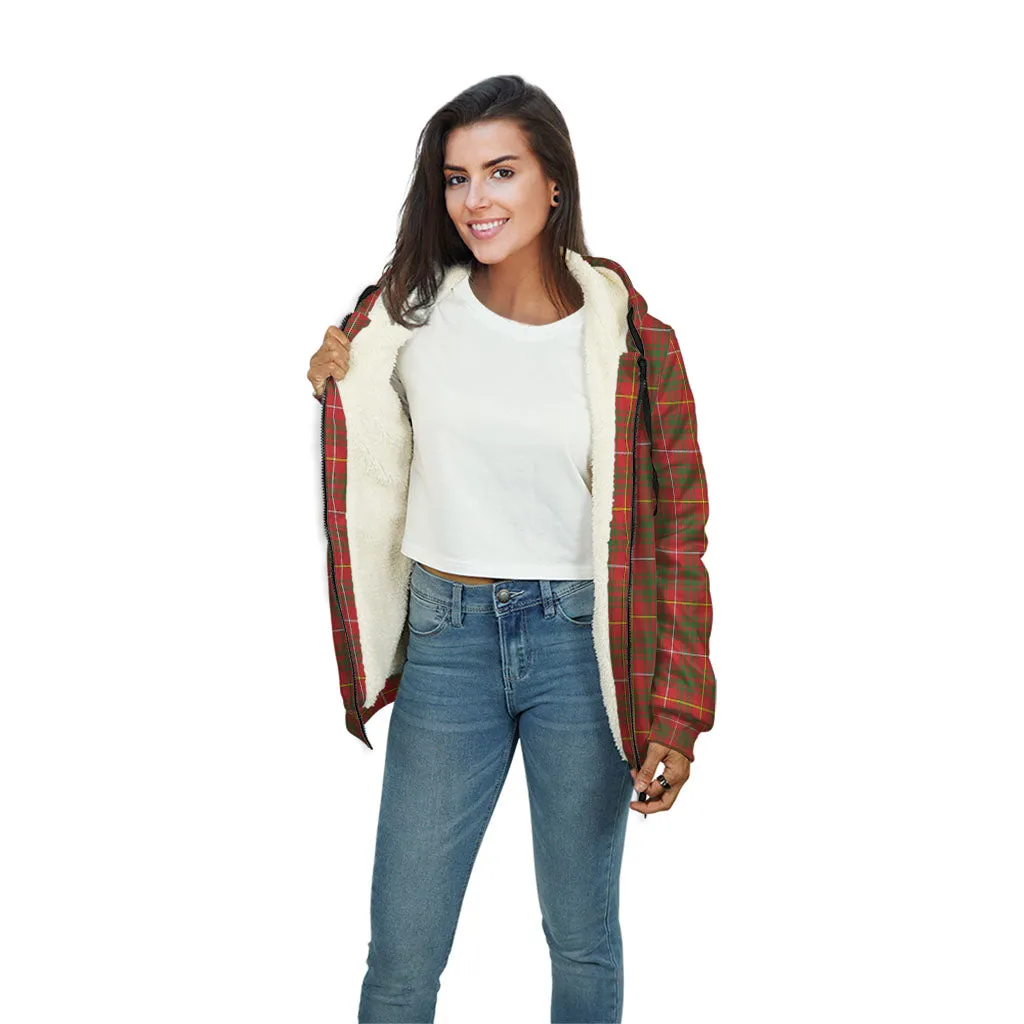 Bruce County Canada Tartan Sherpa Hoodie