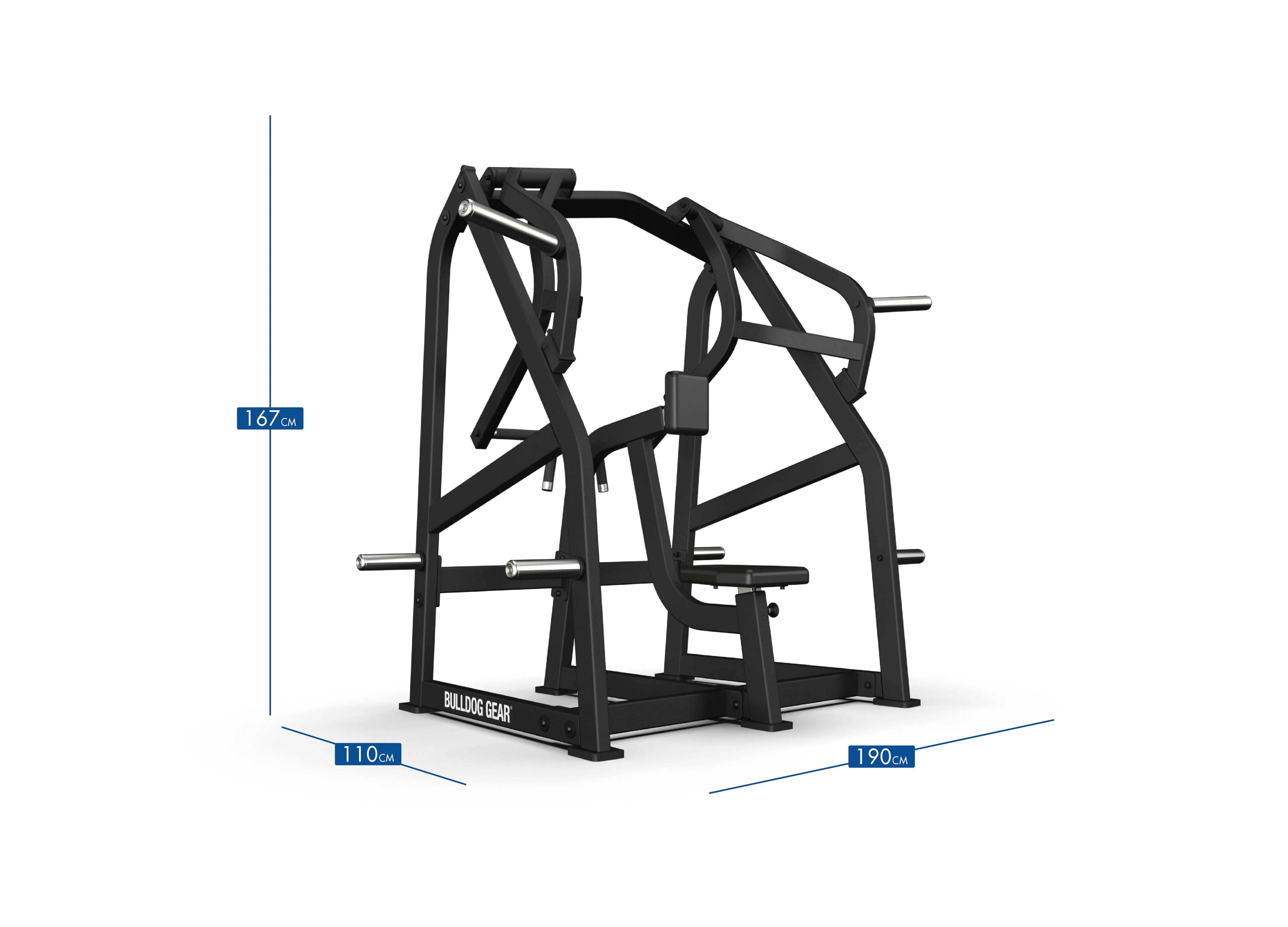 Bulldog Gear - Plate Loaded Low Row Machine