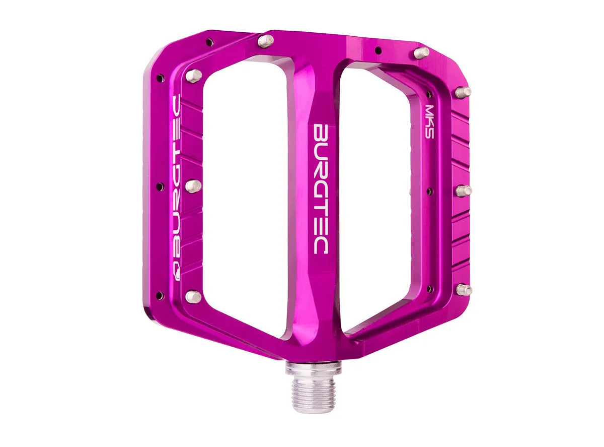 Burgtec Penthouse MK5 Flat Pedals - Purple Rain