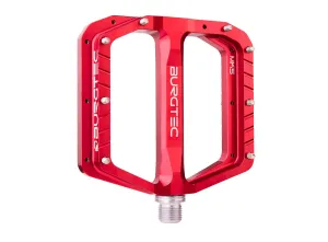 Burgtec Penthouse MK5 Flat Pedals - Race Red