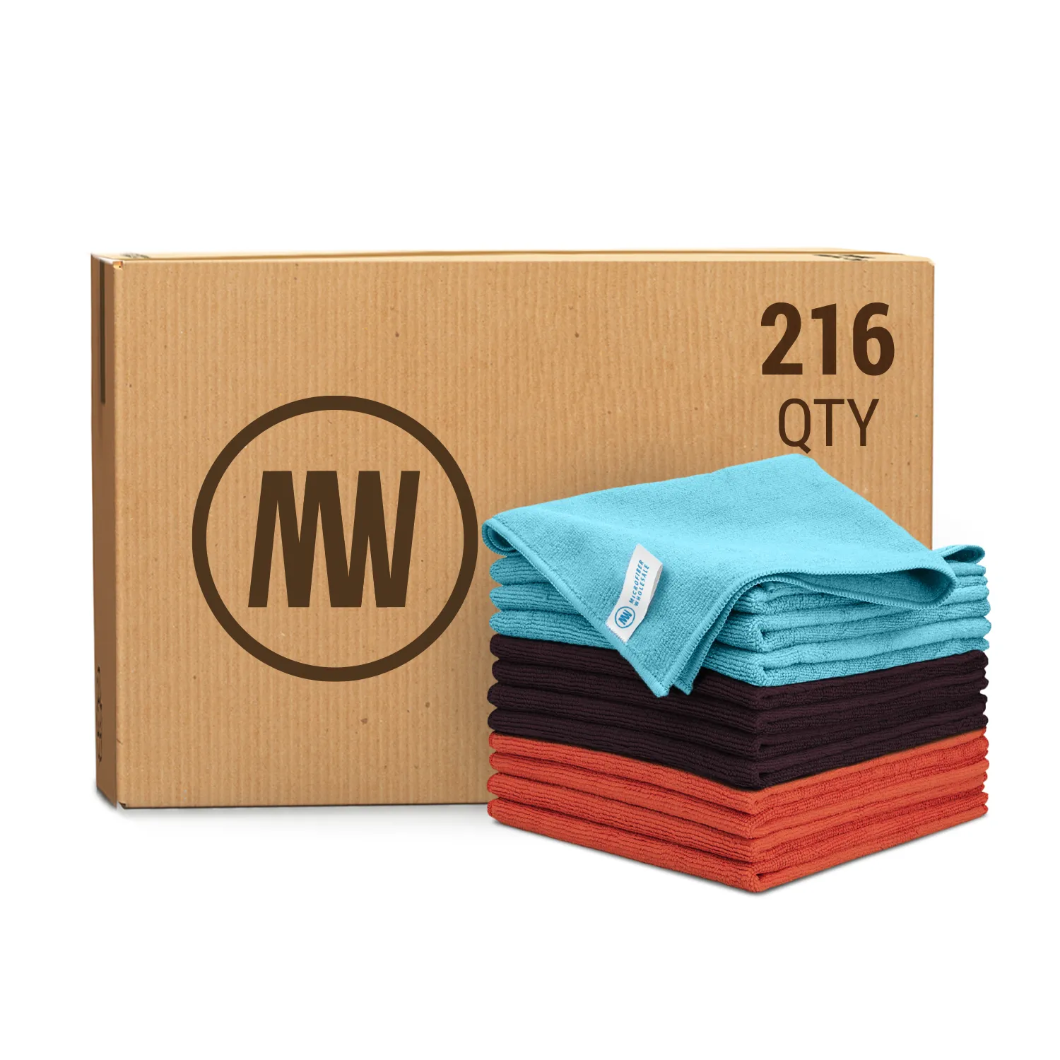 Case of 216 16”x16” MW Pro Multi-Surface Microfiber Towel