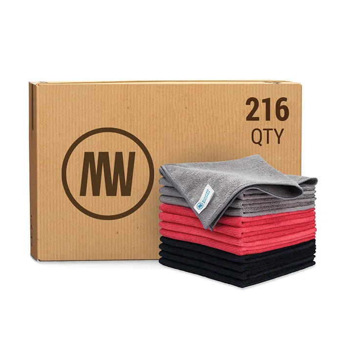 Case of 216 16”x16” MW Pro Multi-Surface Microfiber Towel