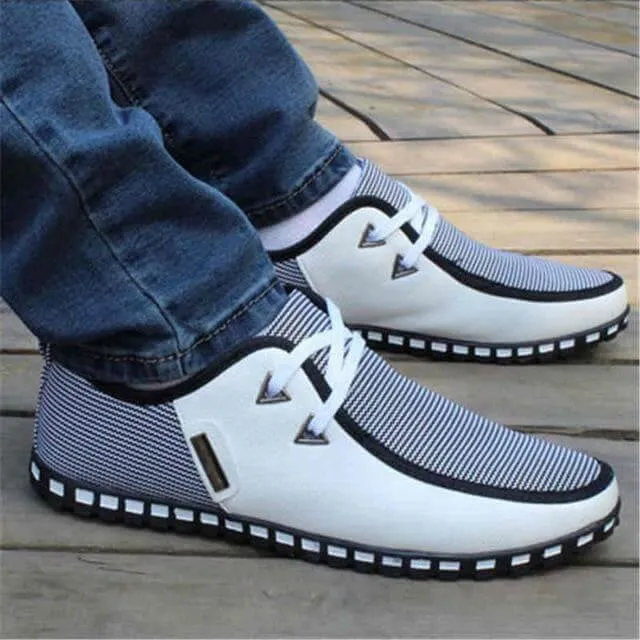 Casual Lace-up Breathable Lace-up Men Shoes