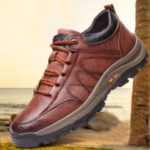 Casual Men Leather Shoes Men Sneakers Business Outdoor Shoes